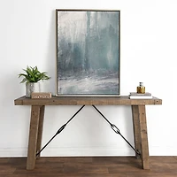 Roane Gray Reclaimed Pine Console Table