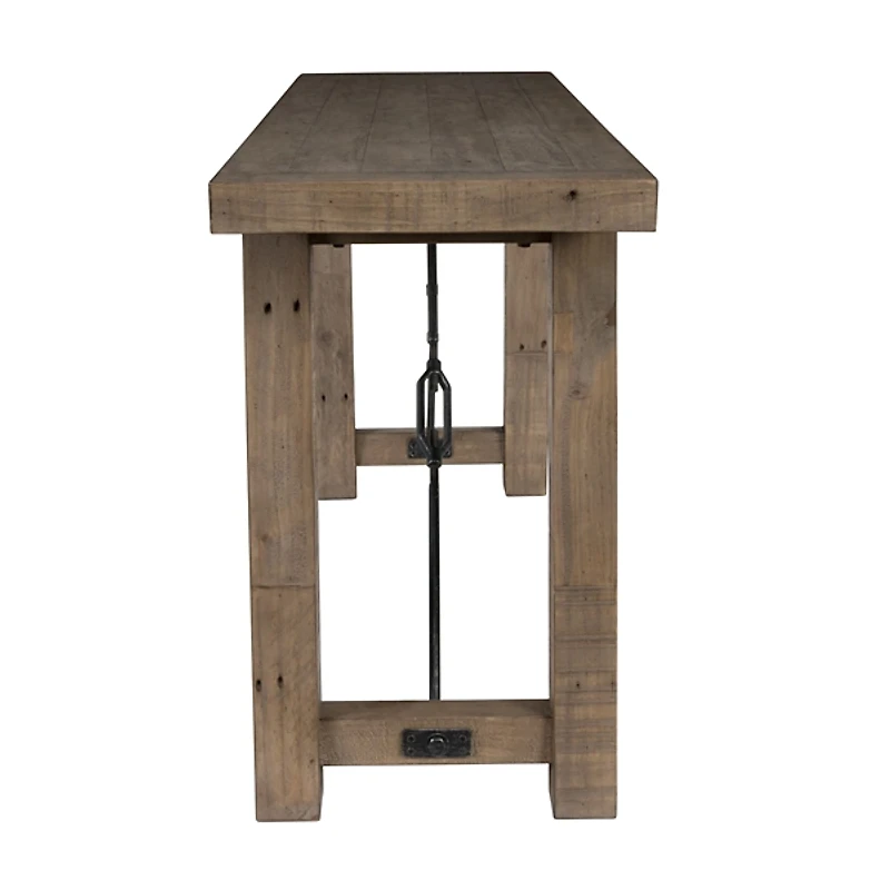 Roane Gray Reclaimed Pine Console Table
