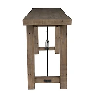 Roane Gray Reclaimed Pine Console Table