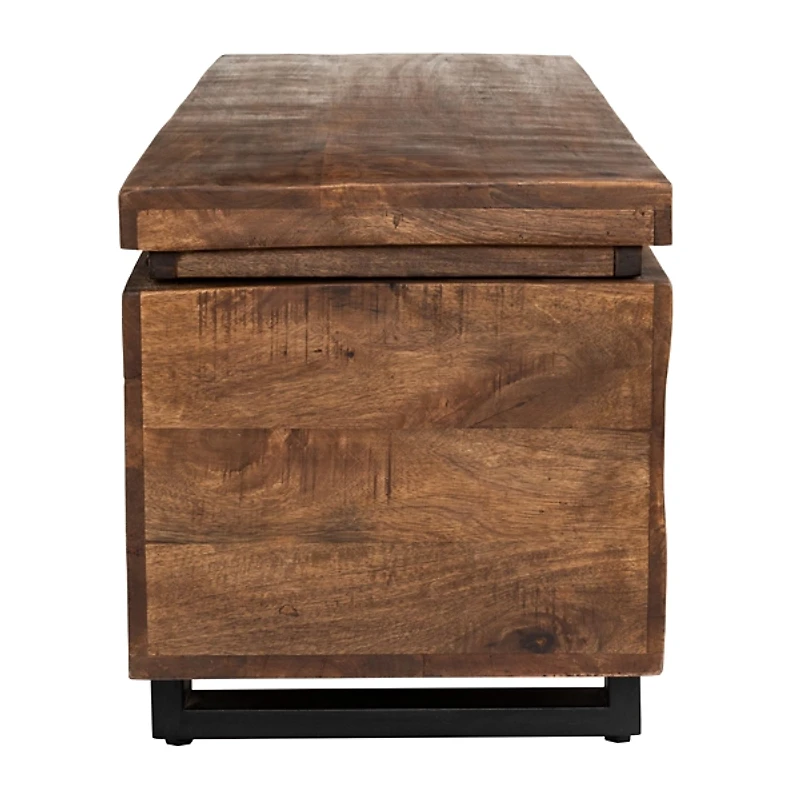 Honey Brown Storage Trunk