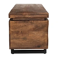 Honey Brown Storage Trunk