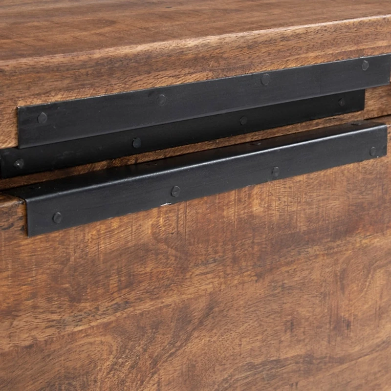 Honey Brown Storage Trunk