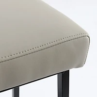 Stone Faux Leather Counter Stools, Set of 2