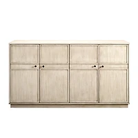 Birch Wood 4-Door Sideboard