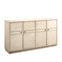 Birch Wood 4-Door Sideboard