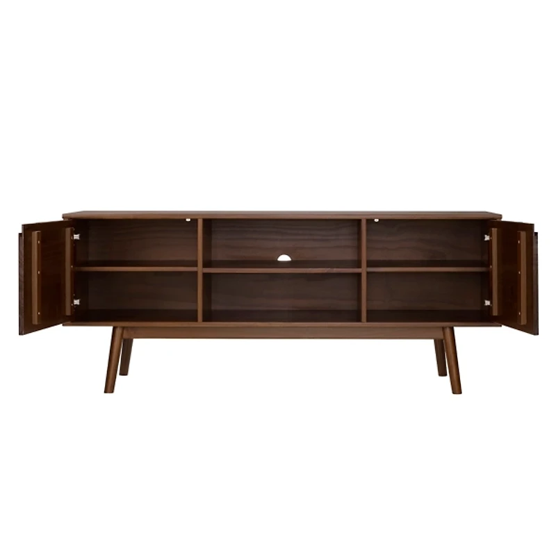 Walnut Solid Wood TV Console
