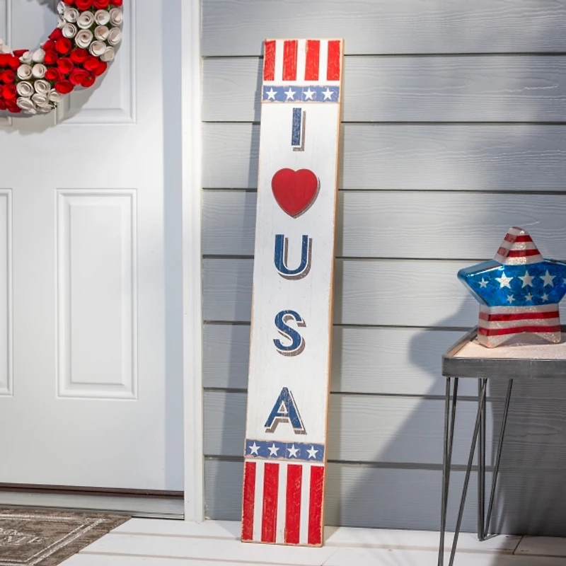 Americana Wooden Plaques, Set of 3