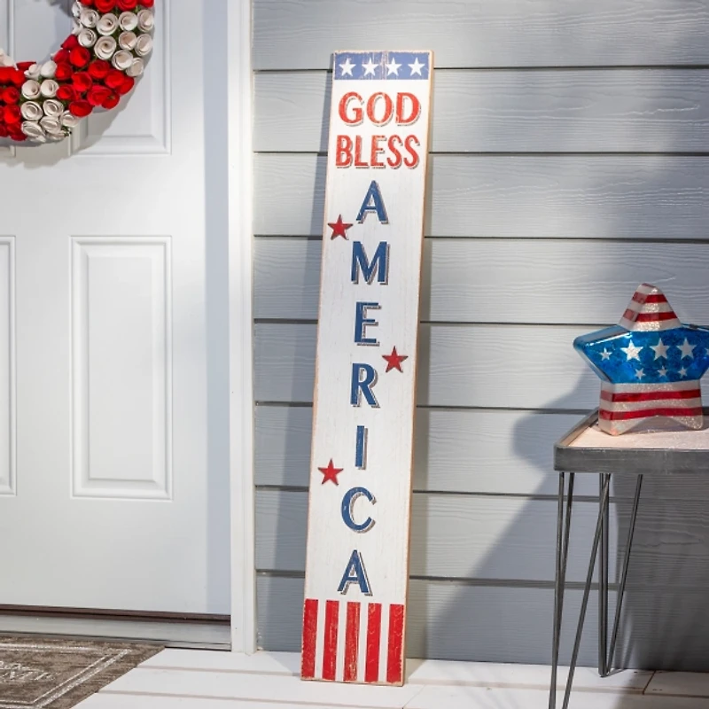Americana Wooden Plaques, Set of 3