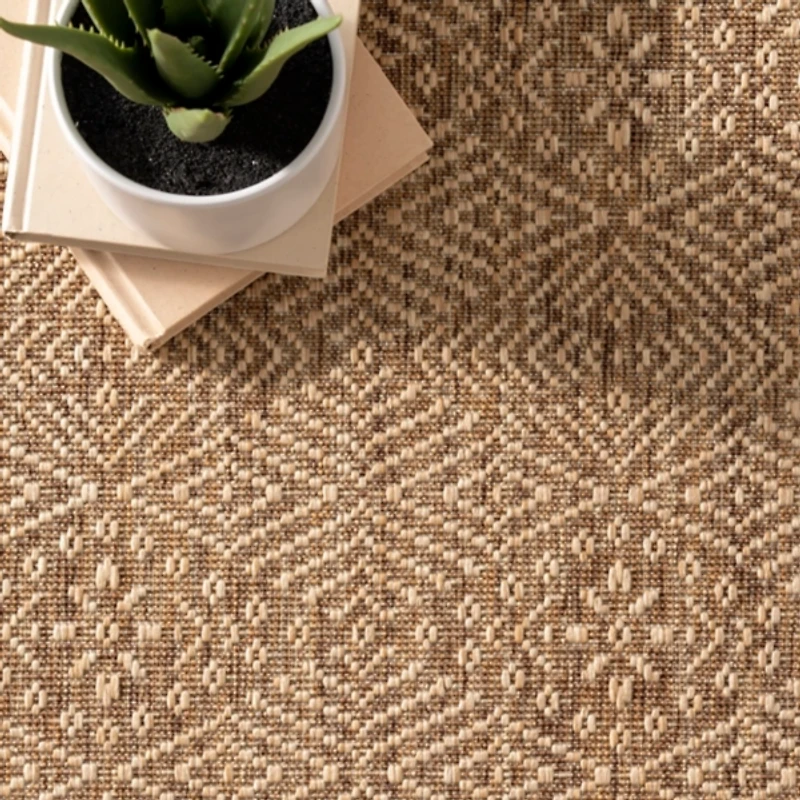 Charlotte Tan Elegant Outdoor Rug, 8x10