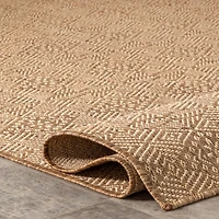 Charlotte Tan Elegant Outdoor Rug, 8x10
