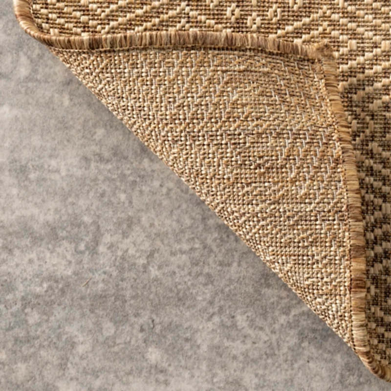 Charlotte Tan Elegant Outdoor Rug, 8x10