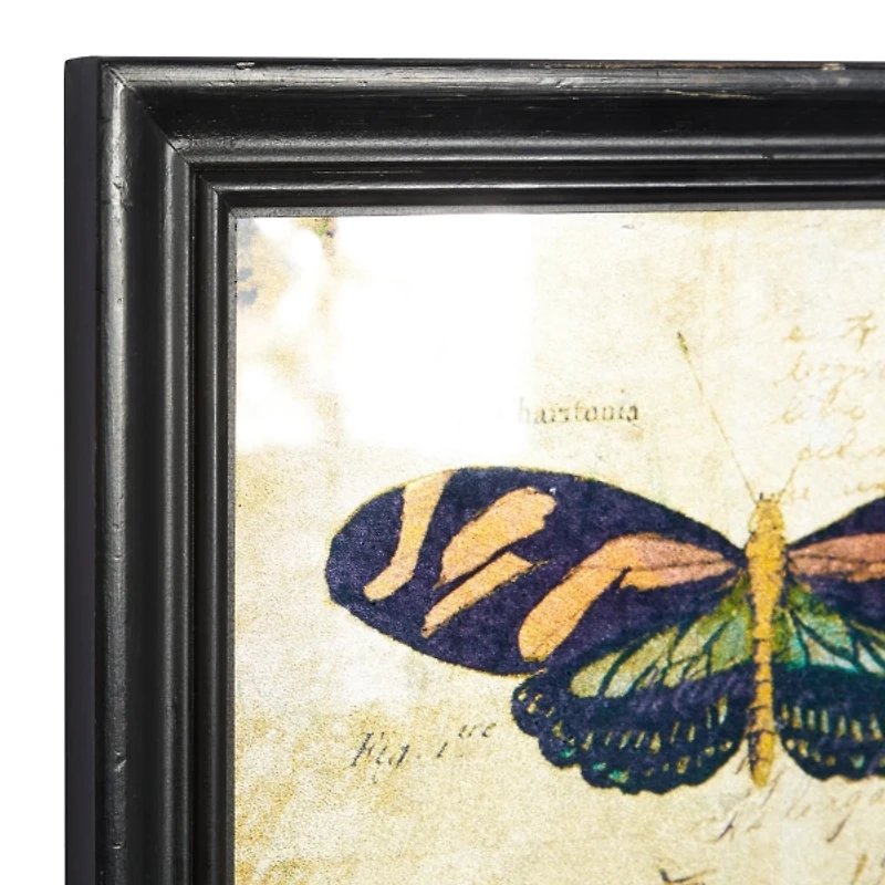 Literary Butterflies Framed Art Prints, Set of 2