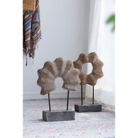 Wood Wave Ring Figurine