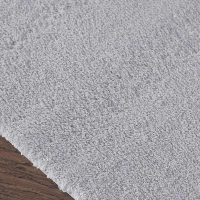 Gray High Pile Marshmallow Bath Mat, 70 in.