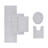 Gray High Pile Marshmallow Bath Mat, 70 in.