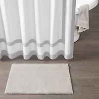 Taupe High Pile Marshmallow Bath Mat, 30 in.
