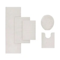 Taupe High Pile Marshmallow Bath Mat, 30 in.