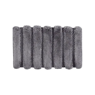 Gray Pearl Tufted Bath Mat, 34 in.