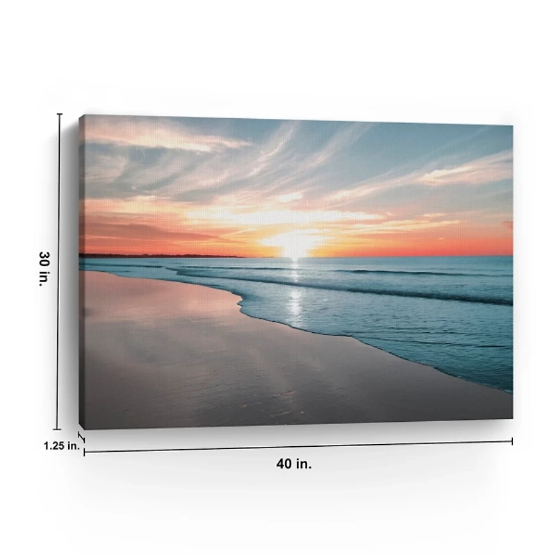 Relaxing Morning Giclee Canvas Print, 40x30 in.