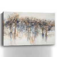 Misty Woods I Abstract Canvas Art Print