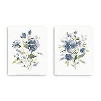Linen Botanical Navy 2-pc. Canvas Art Prints