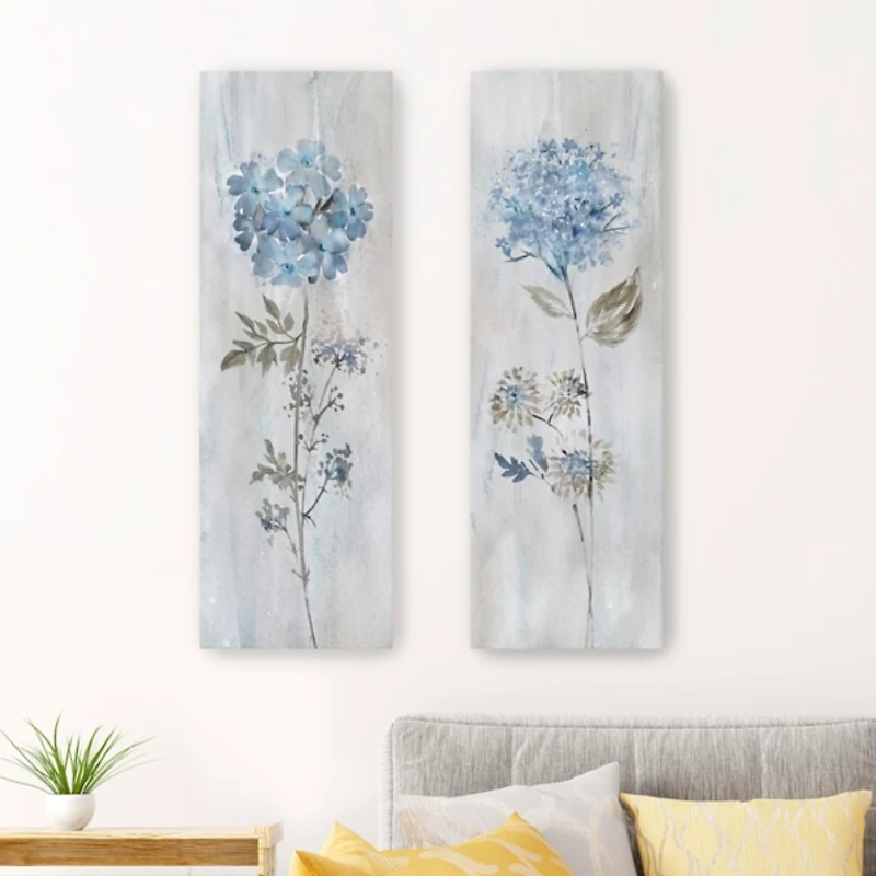 Blue Dreaming 2-pc. Canvas Art Prints, 10x30 in.