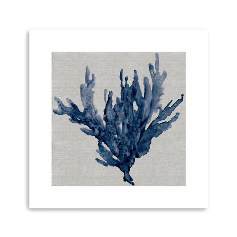 Linen Sea Coral I Canvas Art Print