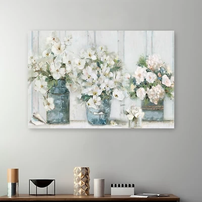 Cottage Mantle Canvas Art Print