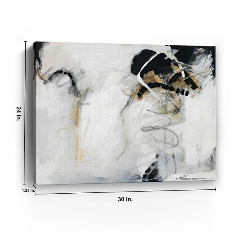 Against All Odds Abstract Canvas Art Print