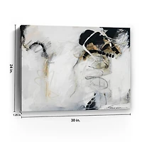 Against All Odds Abstract Canvas Art Print