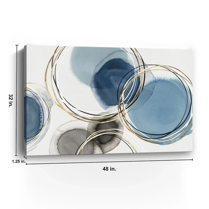 Infinity Indigo II Canvas Art Print