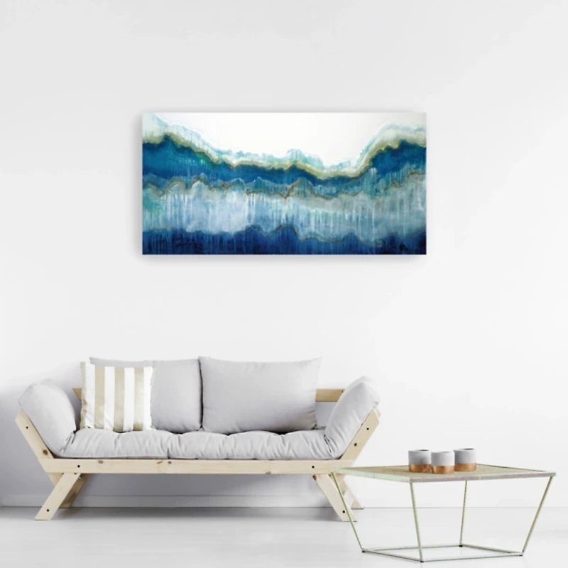 Surfs Up Abstract Canvas Art Print