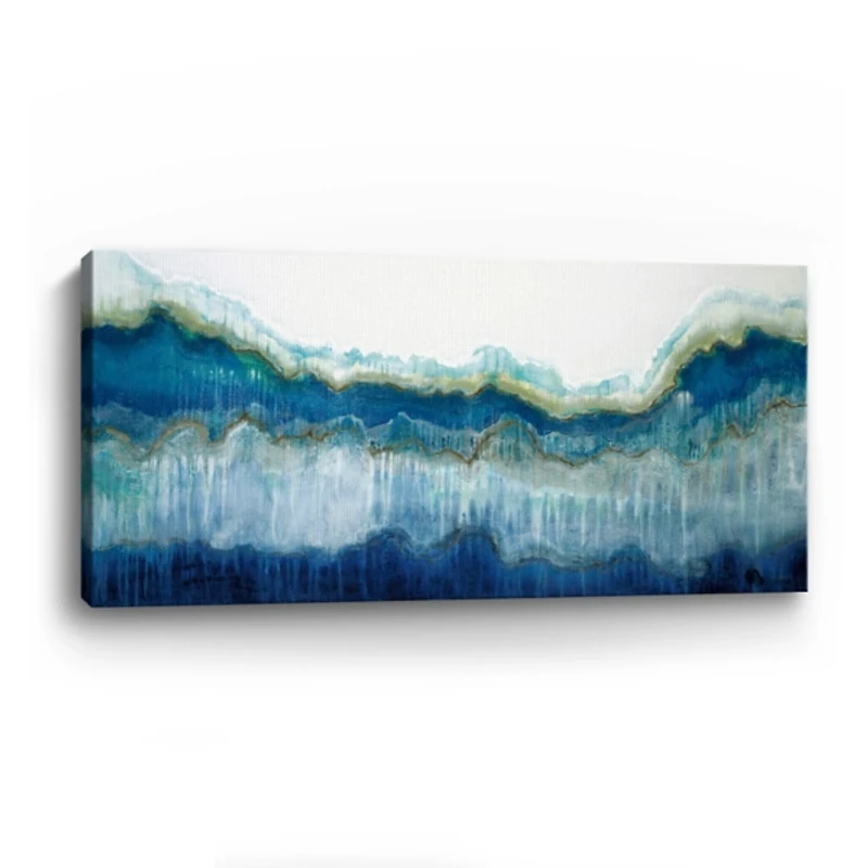 Surfs Up Abstract Canvas Art Print