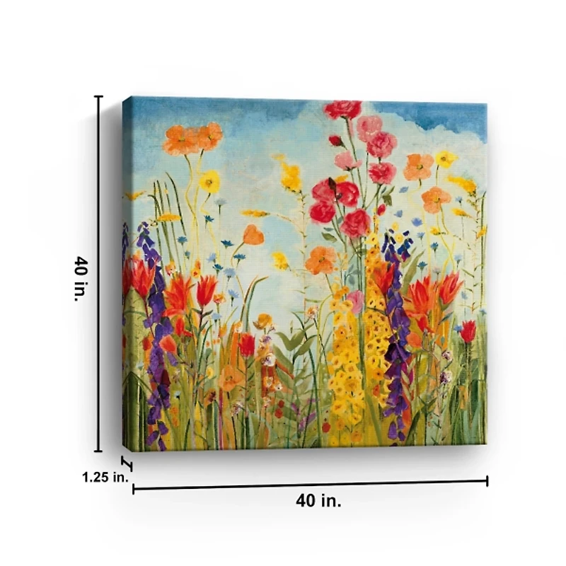 Laughter Giclee Canvas Art Print, 40x40 in.