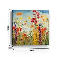 Laughter Giclee Canvas Art Print, 40x40 in.