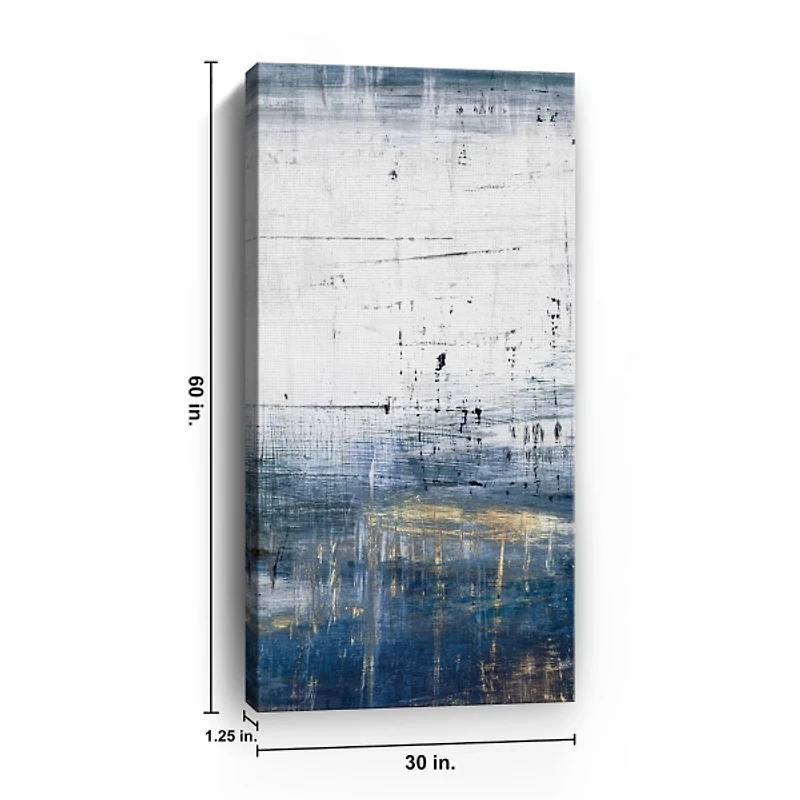 Love Adorned II Abstract Canvas Print, 30x60 in.