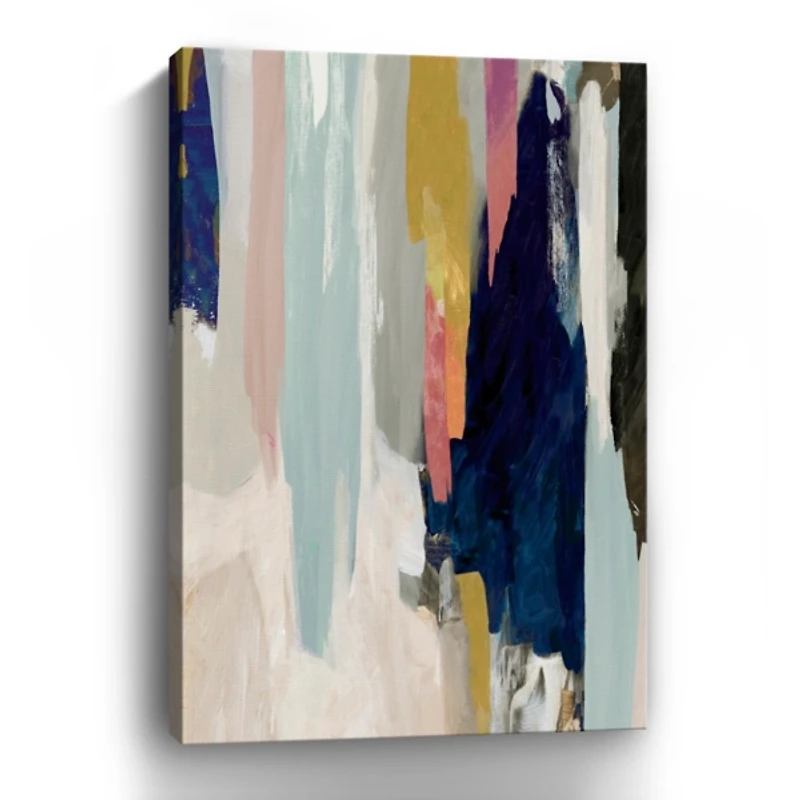 Somber Abstract Canvas Art Print