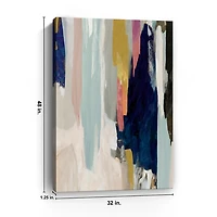 Somber Abstract Canvas Art Print