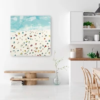 Beach Days Giclee Canvas Art Print, 30x30 in.