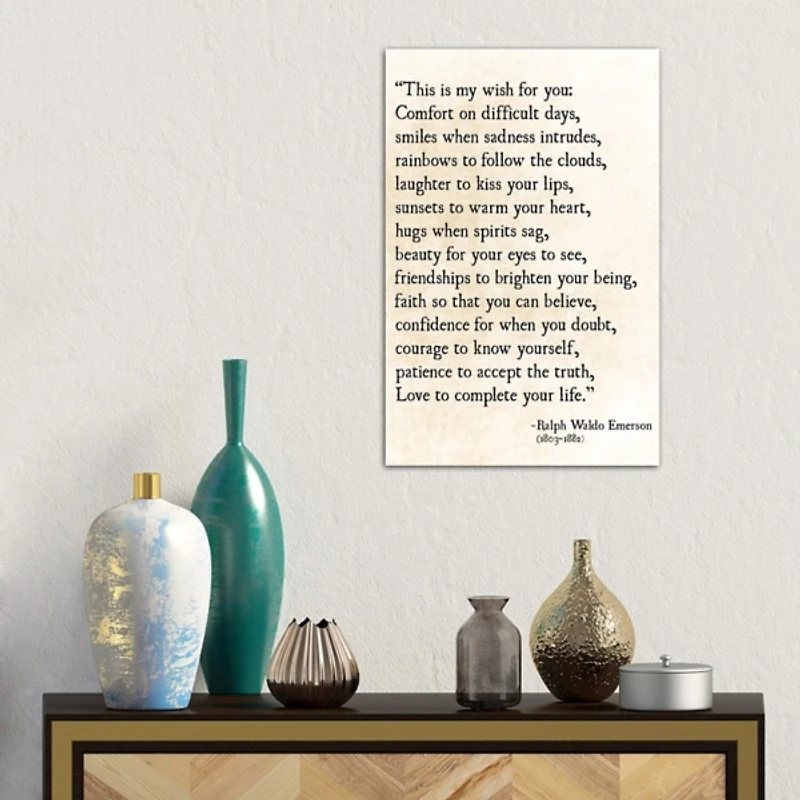 My Wish for You Canvas Art Print