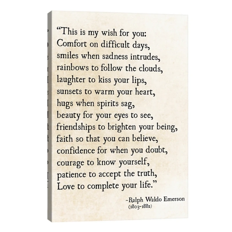 My Wish for You Canvas Art Print