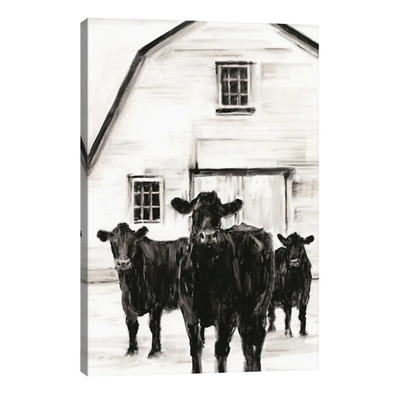 Standing Around II Giclee Canvas Art Print