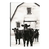 Standing Around II Giclee Canvas Art Print