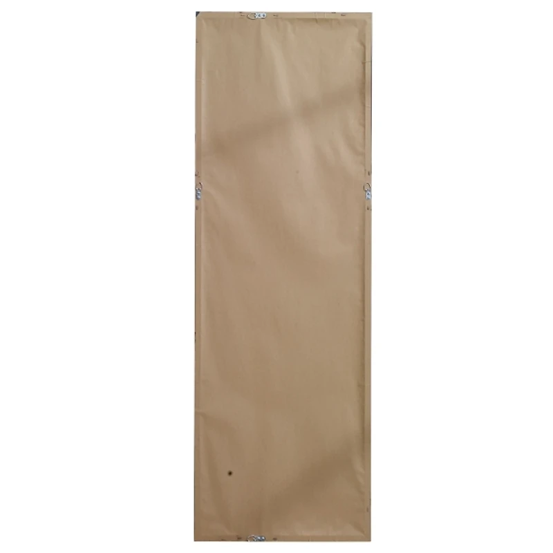 Golden Simple Rectangular Frame Wall Mirror