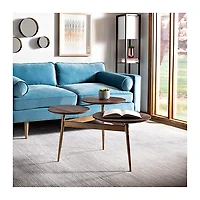 Retro 3-Circle Accent Table