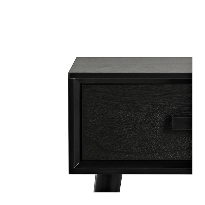 Zanda Black Pinewood Accent Table