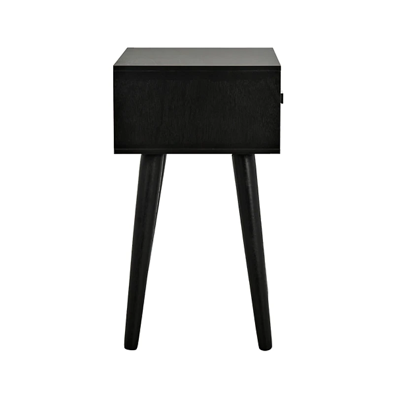 Zanda Black Pinewood Accent Table
