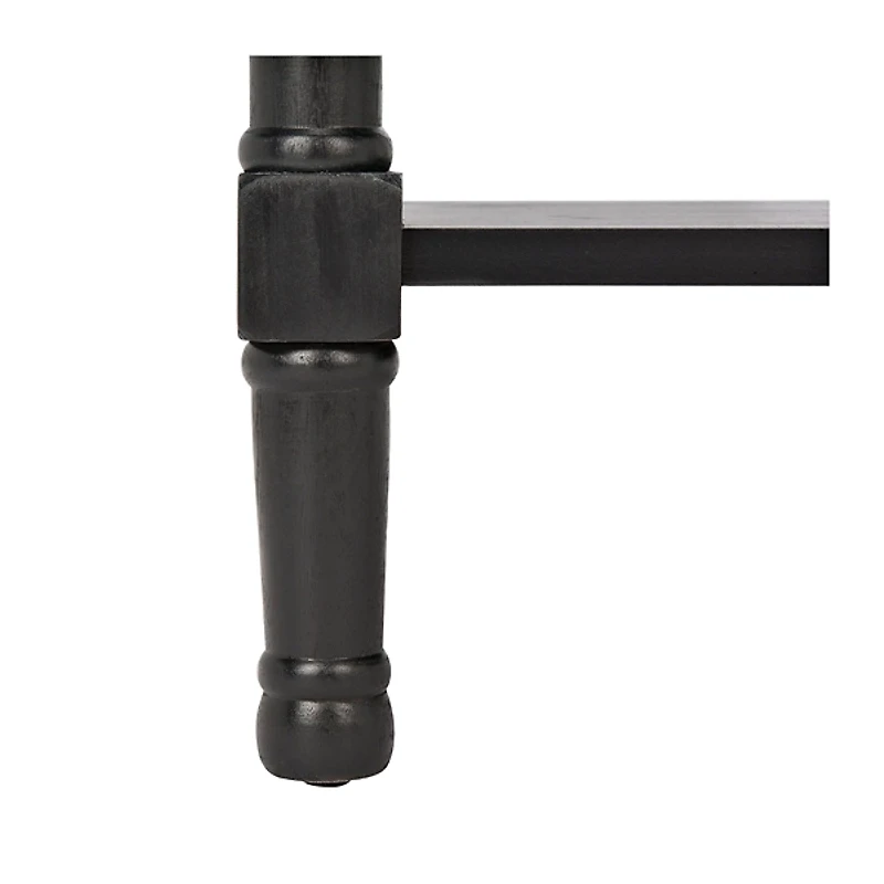 Emory Black Single Drawer Accent Table