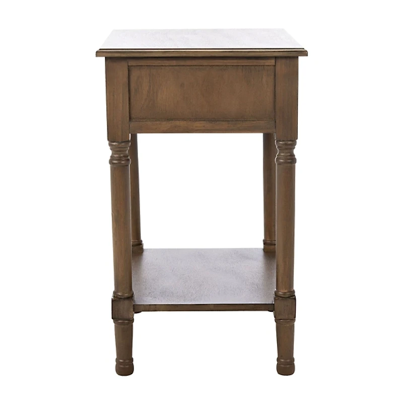 Emory Natural Single Drawer Accent Table