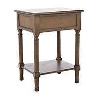 Emory Natural Single Drawer Accent Table